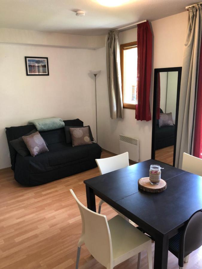 Studio Vue Piste + Parking Souterrain Privatif Inclus Les Orres Exterior photo